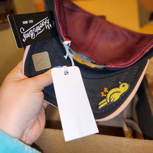 SOLD!! Goorin Bros The Farm Trucker Pss Pss Pss Sneaky Kitty Hat - Picture 5 of 6